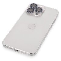 Newface iPhone 13 Pro Max Kılıf Luko Lens Silikon - Sierra Blue