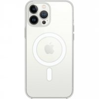 Newface iPhone 13 Pro Max Kılıf Magsafe Şeffaf Silikon - Şeffaf