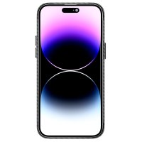 Newface iPhone 13 Pro Max Kılıf Mekanik Magsafe Kapak - Füme - 3