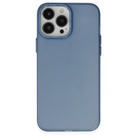 Newface iPhone 13 Pro Max Kılıf Modos Metal Kapak - Lacivert