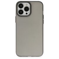 Newface iPhone 13 Pro Max Kılıf Modos Metal Kapak - Siyah