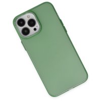 Newface iPhone 13 Pro Max Kılıf Modos Metal Kapak - Yeşil
