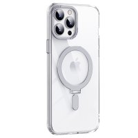 Newface iPhone 13 Pro Max Kılıf Mudo Mat Magneticsafe Kapak - Şeffaf