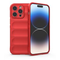 Newface iPhone 13 Pro Max Kılıf Optimum Silikon - Kırmızı
