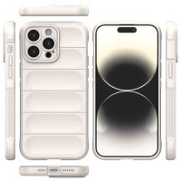 Newface iPhone 13 Pro Max Kılıf Optimum Silikon - Krem