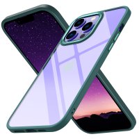 Newface iPhone 13 Pro Max Kılıf Power Silikon - Koyu Yeşil