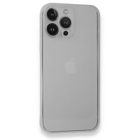 Newface iPhone 13 Pro Max Kılıf PP Ultra İnce Kapak - Beyaz