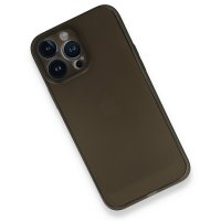 Newface iPhone 13 Pro Max Kılıf PP Ultra İnce Kapak - Gri