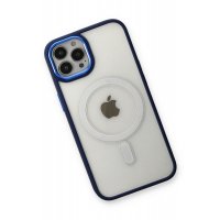 Newface iPhone 13 Pro Max Kılıf Room Magneticsafe Silikon - Lacivert