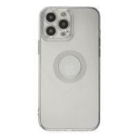 Newface iPhone 13 Pro Max Kılıf Santa Lens Silikon - Şeffaf