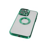 Newface iPhone 13 Pro Max Kılıf Slot Silikon - Köknar Yeşili