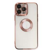 Newface iPhone 13 Pro Max Kılıf Slot Silikon - Rose Gold