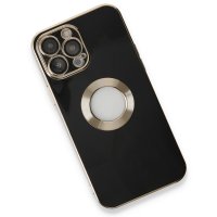 Newface iPhone 13 Pro Max Kılıf Store Silikon - Siyah