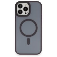 Newface iPhone 13 Pro Max Kılıf Trex Magneticsafe Kapak - Derin Mor