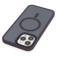 Newface iPhone 13 Pro Max Kılıf Trex Magneticsafe Kapak - Derin Mor