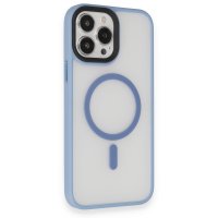 Newface iPhone 13 Pro Max Kılıf Trex Magneticsafe Kapak - Sierra Blue