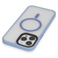 Newface iPhone 13 Pro Max Kılıf Trex Magneticsafe Kapak - Sierra Blue