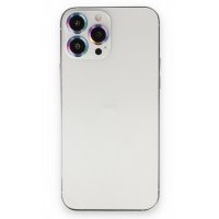 Newface iPhone 13 Pro Max Metal Kamera Lens - Rainbow
