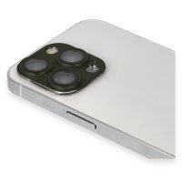Newface iPhone 13 Pro Max Pers Alüminyum Kamera Lens - Siyah