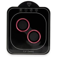 Newface iPhone 13 Valdez Metal Kamera Lens - Kırmızı