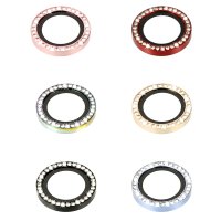 Newface iPhone 14 Diamond Kamera Lens - Kırmızı