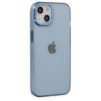 Newface iPhone 14 Kılıf Anka PC Sert Metal Kapak - Mavi