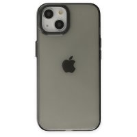 Newface iPhone 14 Kılıf Anka PC Sert Metal Kapak - Siyah