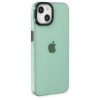 Newface iPhone 14 Kılıf Anka PC Sert Metal Kapak - Yeşil