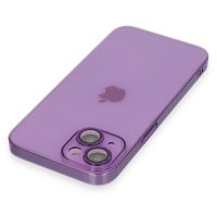 Newface iPhone 14 Kılıf Armada Lensli Kapak - Derin Mor