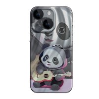 Newface iPhone 14 Kılıf Crew Desenli Kapak - Panda