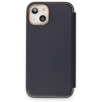 Newface iPhone 14 Kılıf Dolpin Kapaklı - Lacivert