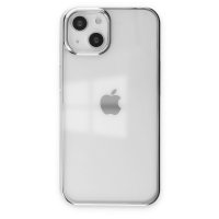 Newface iPhone 14 Kılıf Element Silikon - Gümüş
