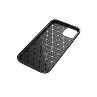 Newface iPhone 14 Kılıf Auto Focus Karbon Kapak - Lacivert