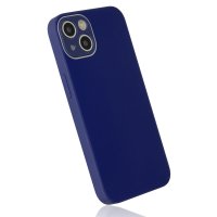 Newface iPhone 14 Kılıf Glass Kapak - Lacivert