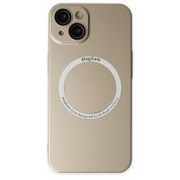 Newface iPhone 14 Kılıf Jack Magneticsafe Lens Silikon - Gold