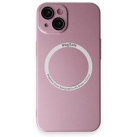 Newface iPhone 14 Kılıf Jack Magneticsafe Lens Silikon - Rose Gold