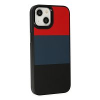 Newface iPhone 14 Kılıf King Kapak - Kırmızı-Siyah