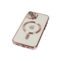 Newface iPhone 14 Kılıf Kross Magneticsafe Kapak - Rose