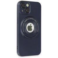 Newface iPhone 14 Kılıf Lukka Magneticsafe Kapak - Lacivert