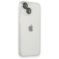 Newface iPhone 14 Kılıf Luko Lens Silikon - Yeşil
