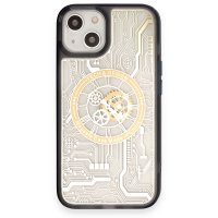 Newface iPhone 14 Kılıf Magic Magneticsafe Silikon - Siyah