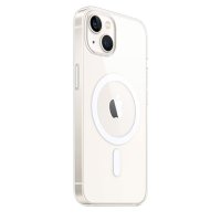 Newface iPhone 14 Kılıf Magneticsafe Şeffaf Silikon - Şeffaf