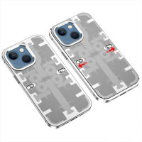 Newface iPhone 14 Kılıf Mekanik Bumper Kapak - Gümüş