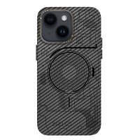 Newface iPhone 14 Kılıf Mekanik Magsafe Kapak - Siyah