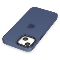 Newface iPhone 14 Kılıf Modos Metal Kapak - Lacivert