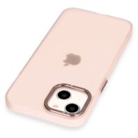 Newface iPhone 14 Kılıf Modos Metal Kapak - Pembe