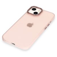 Newface iPhone 14 Kılıf Modos Metal Kapak - Pembe