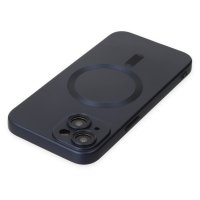 Newface iPhone 14 Kılıf Moshi Lens Magneticsafe Silikon - Lacivert