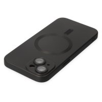 Newface iPhone 14 Kılıf Moshi Lens Magneticsafe Silikon - Siyah