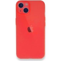 Newface iPhone 14 Kılıf PP Ultra İnce Kapak - Kırmızı